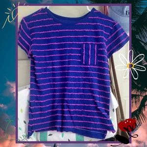 Blue Purple Stripped Shirt